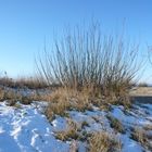 Schnee am Strand