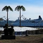 Schnee am Südseestrand