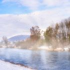 Schnee an der Limmat