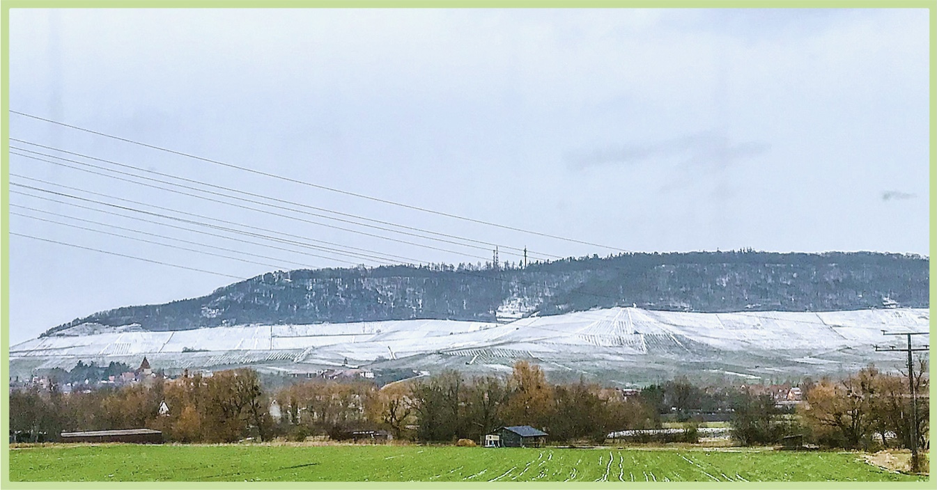 Schnee auf dem Schwanberg