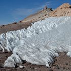 Schnee auf dem Teide