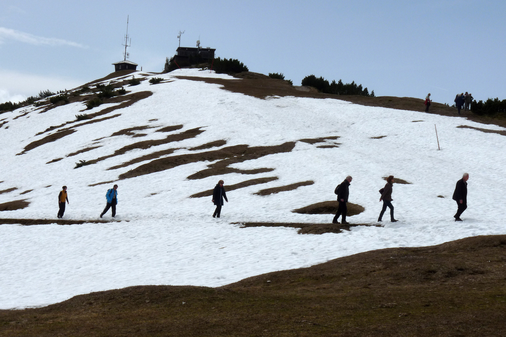 Schnee auf dem Wank