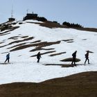 Schnee auf dem Wank