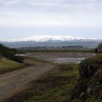 Schnee auf den Cheviots