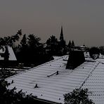 Schnee auf den Dächern