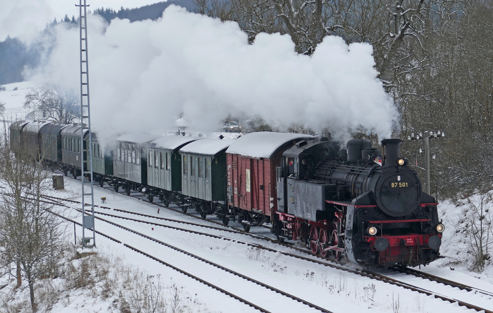 Schnee auf der Alb