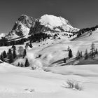 Schnee auf der Seiser Alm