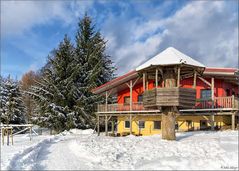 Schnee auf der Ziegenalm