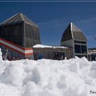 Schnee auf der Zugspitze