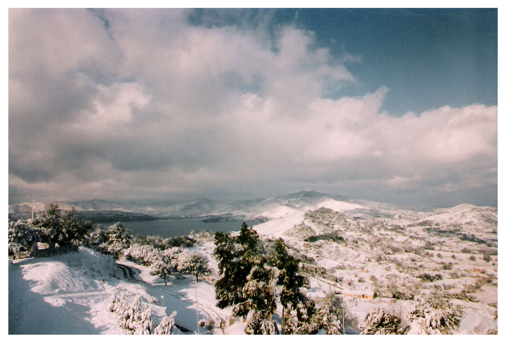 schnee auf elba...