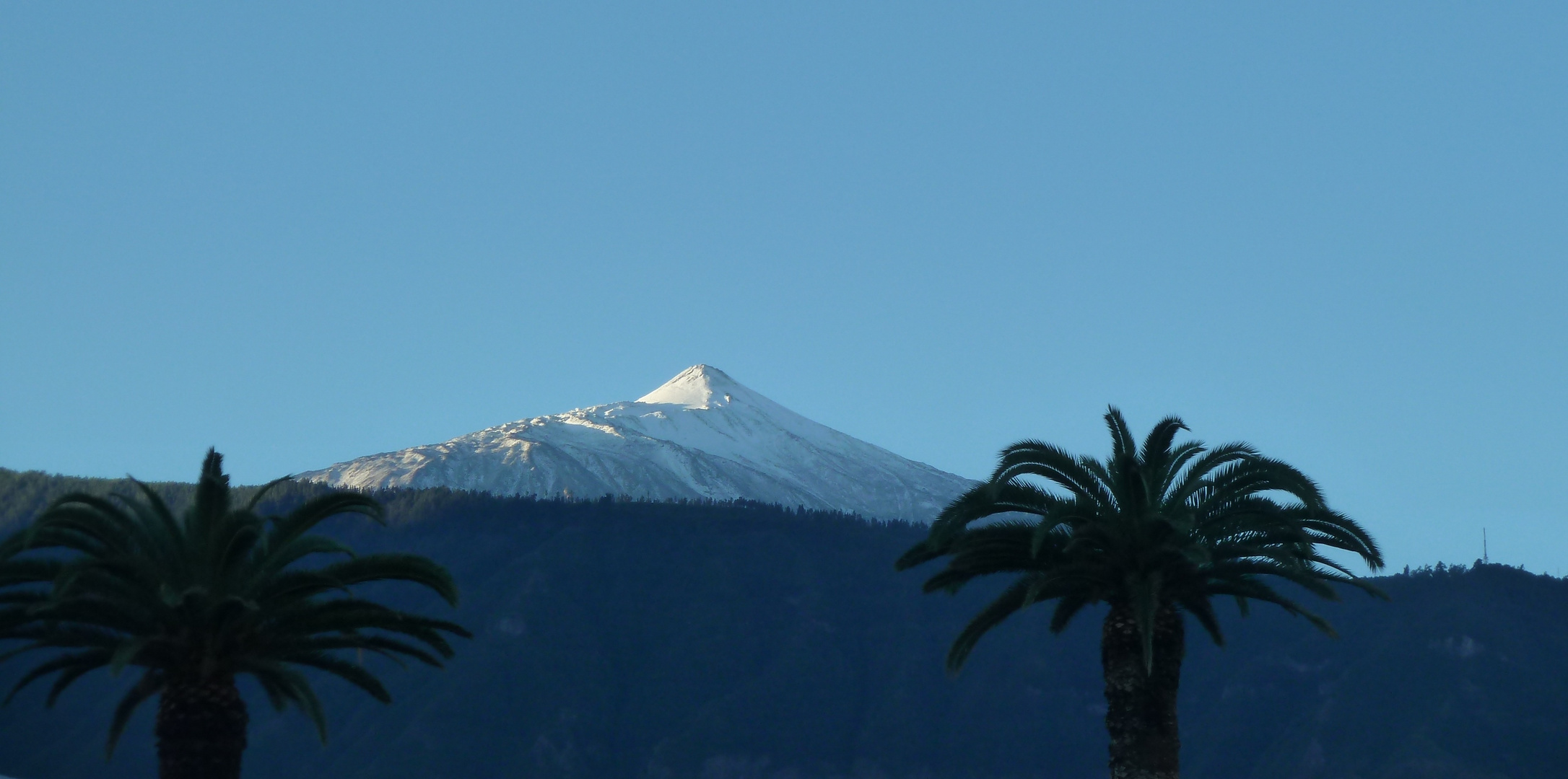 Schnee auf Teneriffa