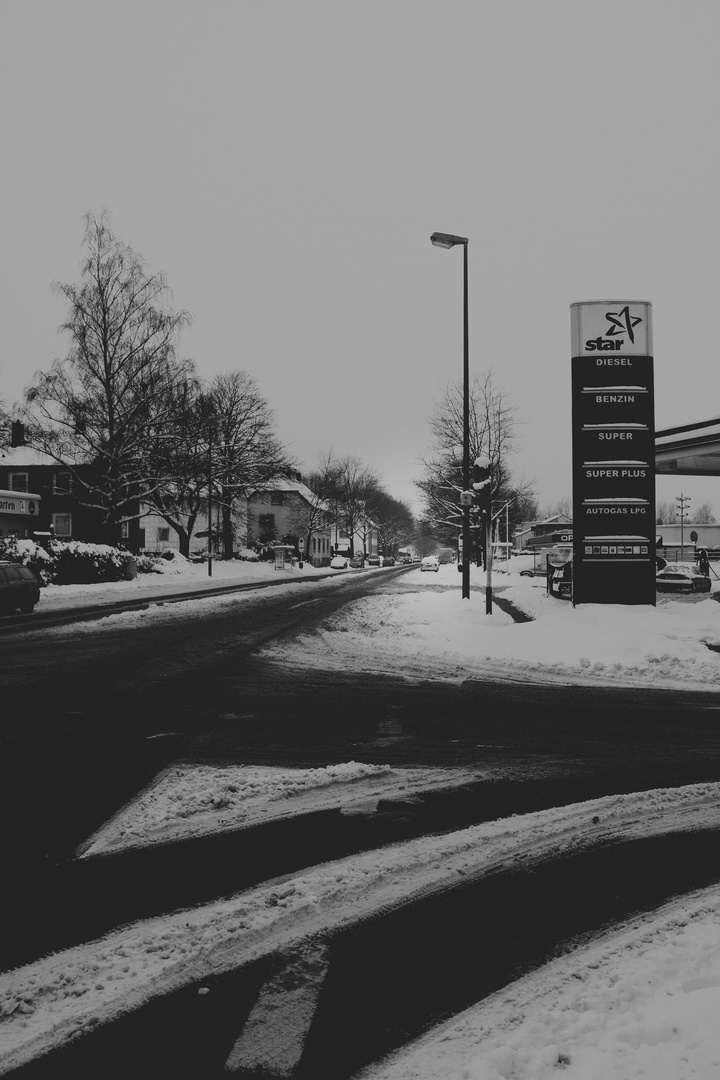 Schnee bedeutet Ödnis