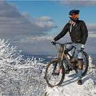 Schnee-Biker in …