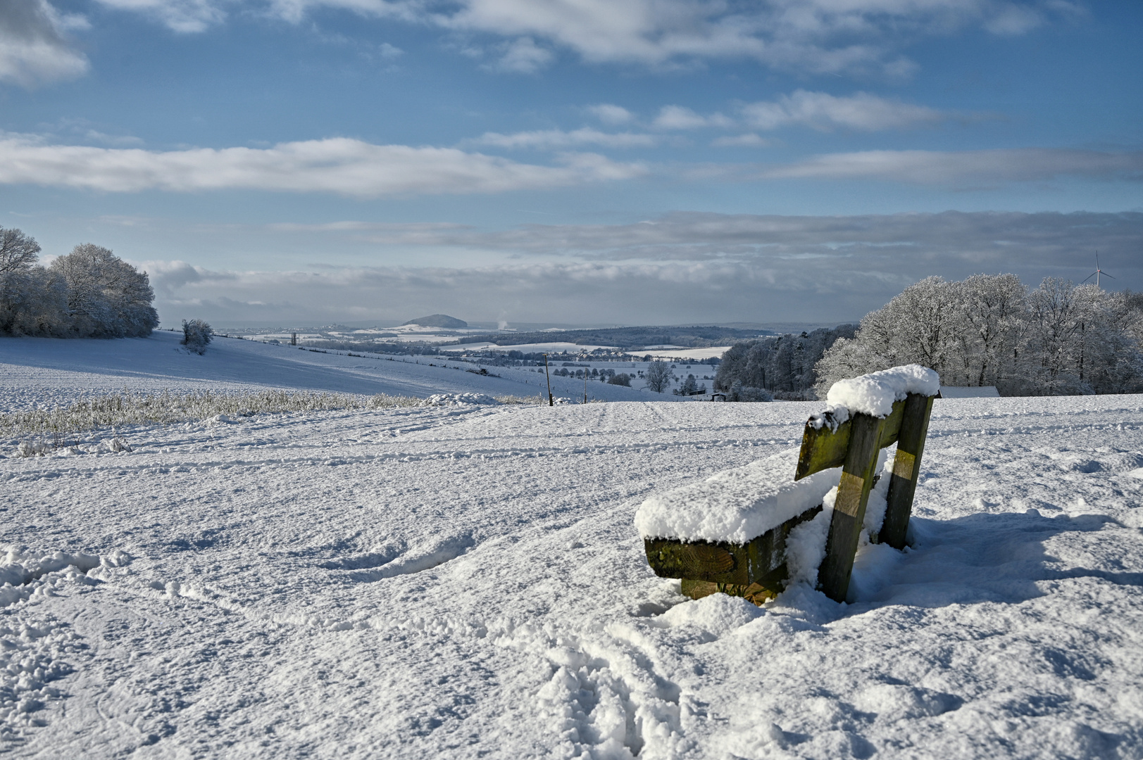 Schnee bis in das Flachland...