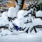 Schnee-Fahrrad