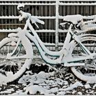 Schnee-Fahrrad