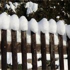 Schnee fertigt Streichhölzer