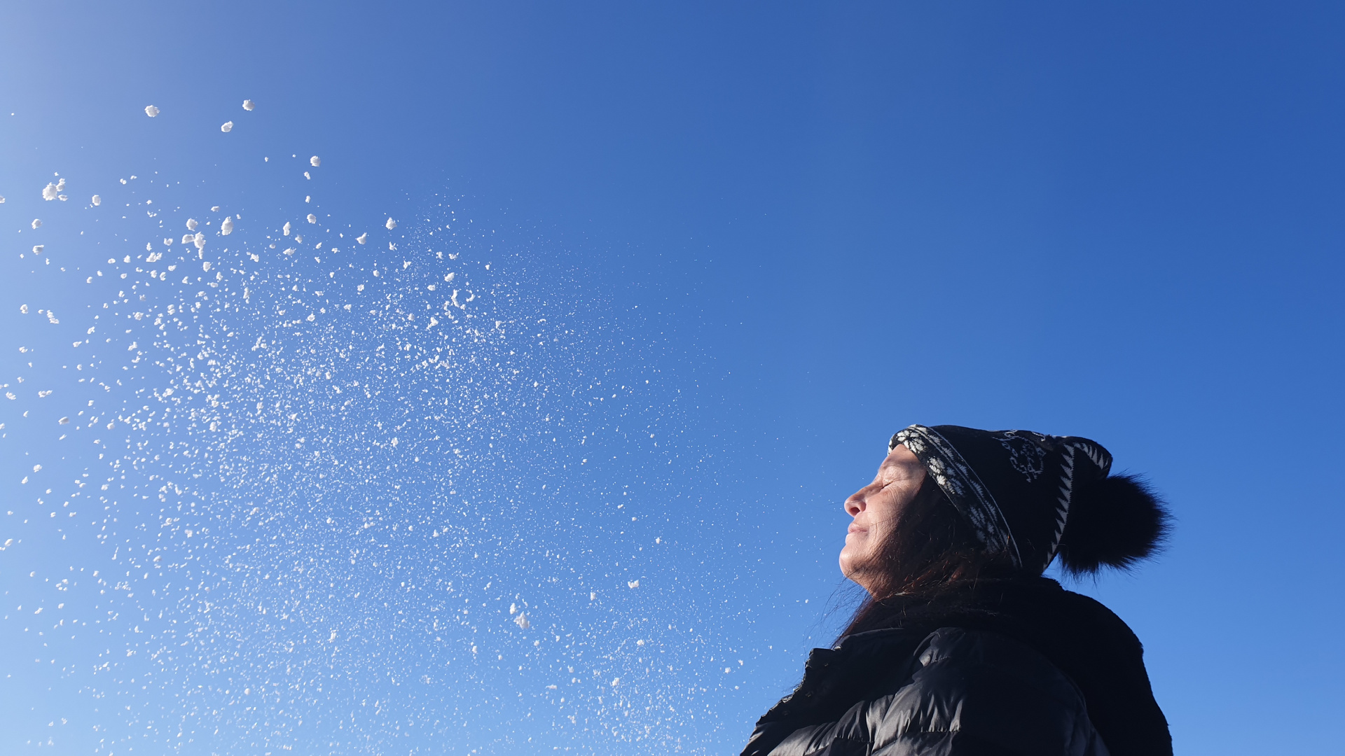 Schnee Himmel