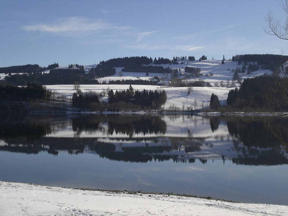 Schnee im Allgäu