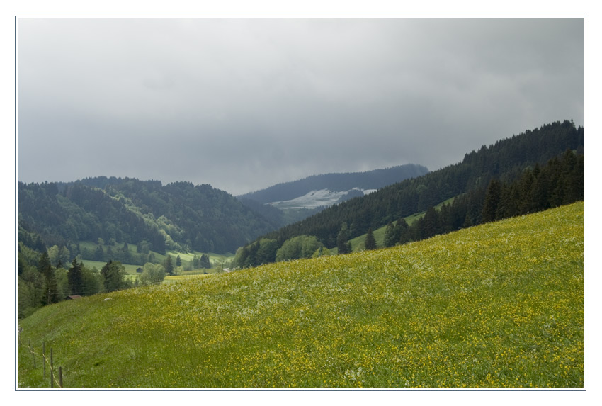 Schnee im Allgäu am 31. Mai