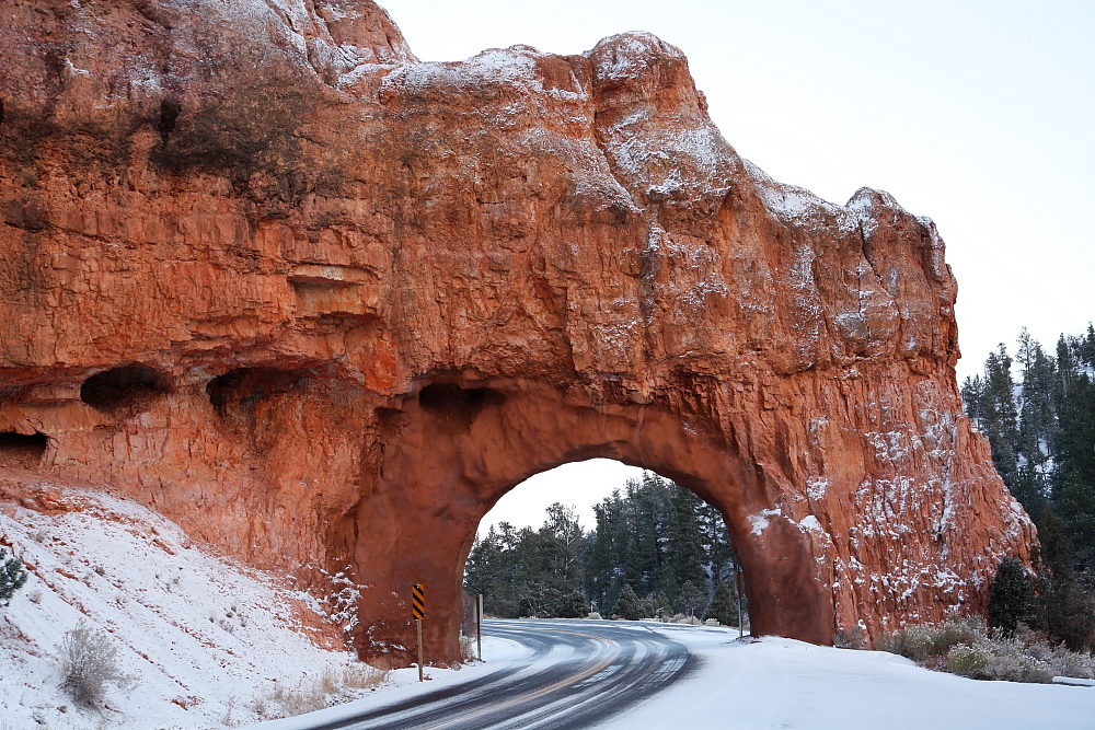 Schnee im Bryce Canyon