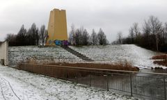 Schnee im Expo Gelände