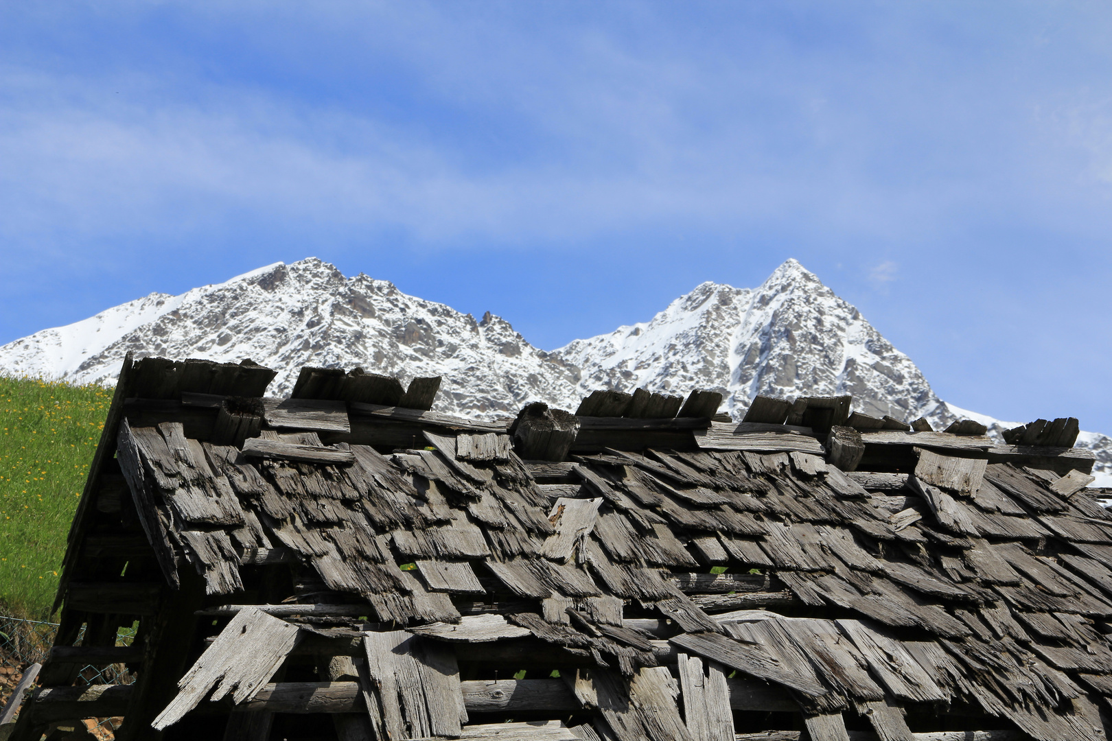 Schnee im Frühling