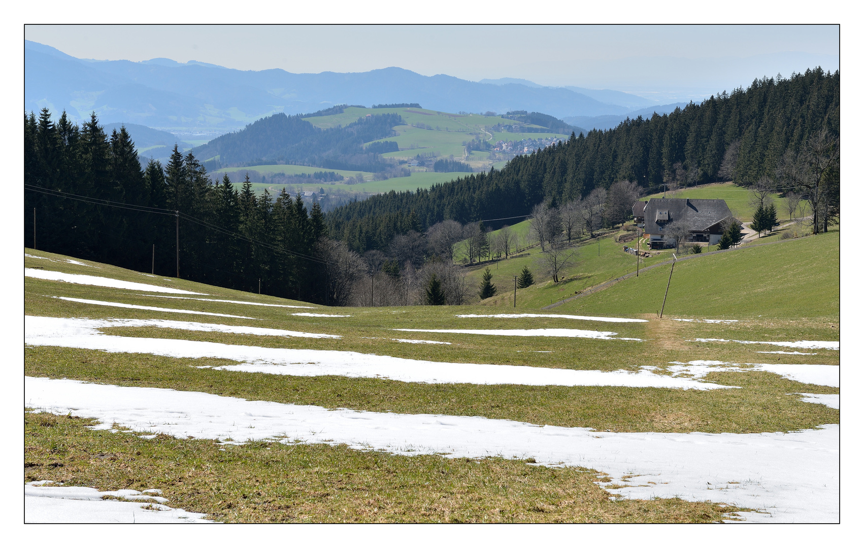 Schnee im Frühling