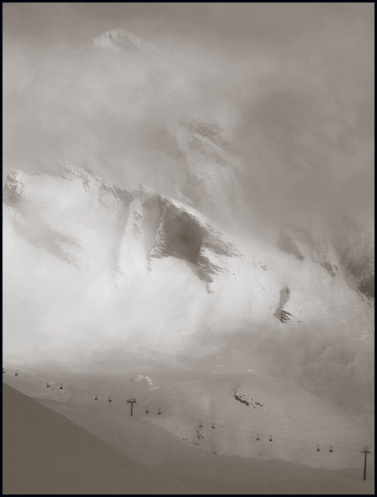 Schnee im Grindelwald / Schweiz 2009