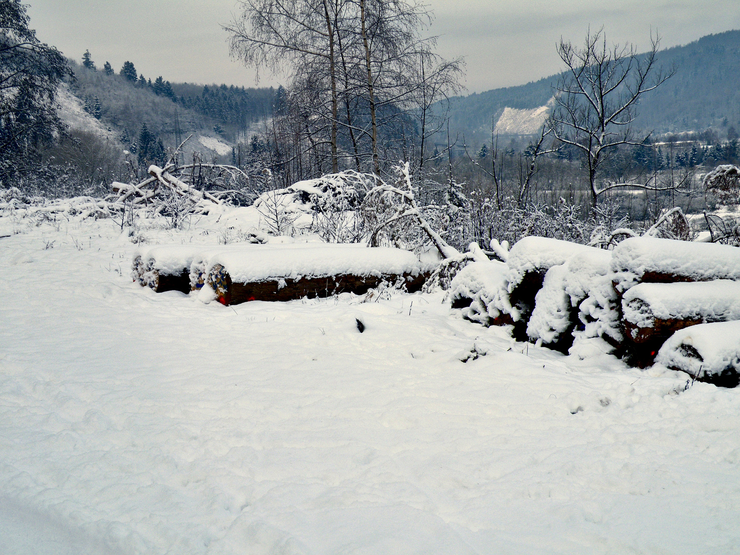 Schnee im Hochsauerland