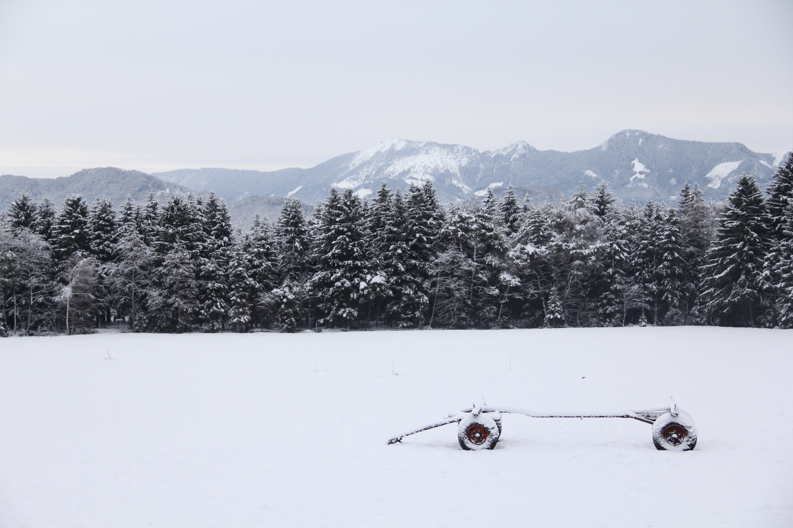 Schnee im Inntal