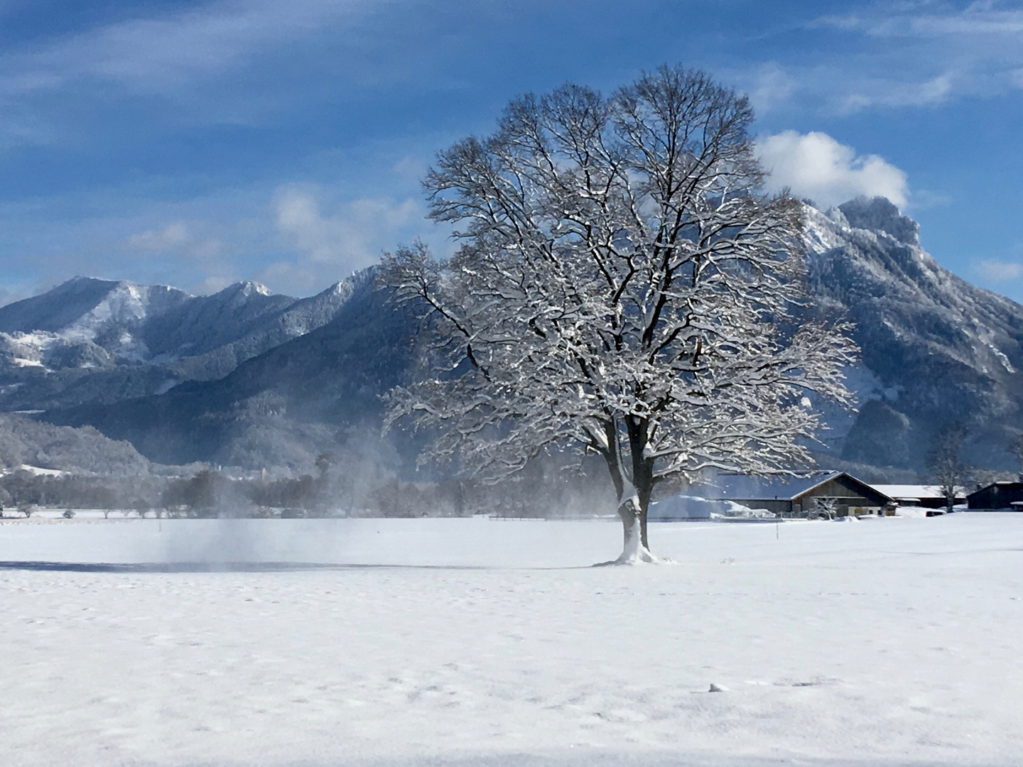 Schnee im Inntal