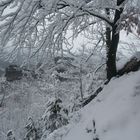 Schnee im März .