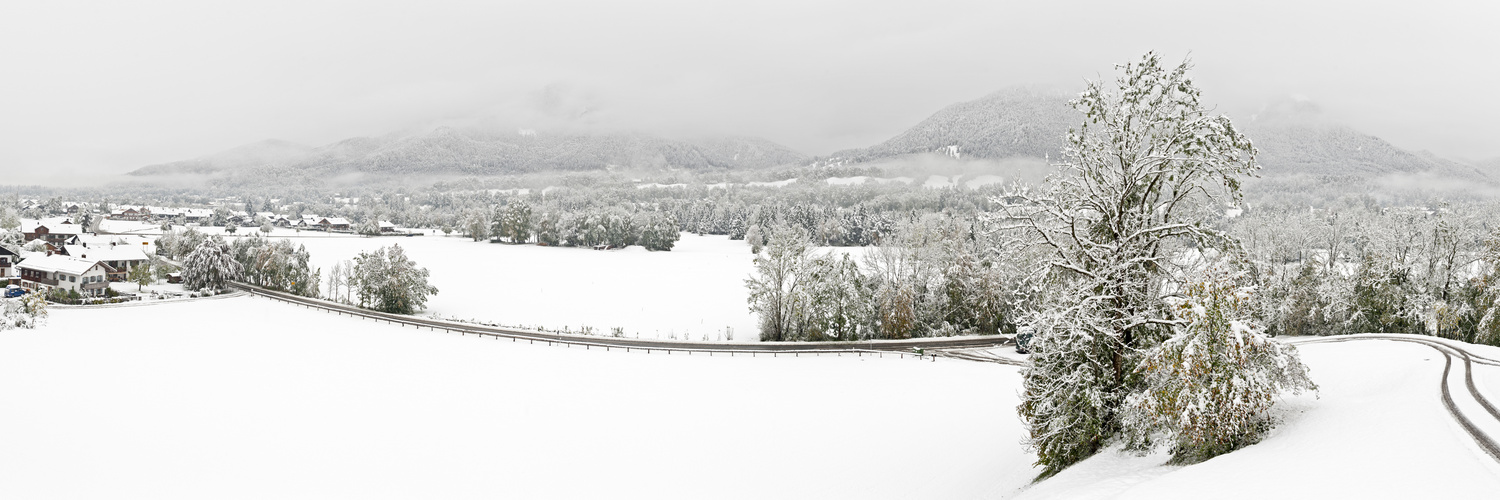 Schnee im Oktober 2