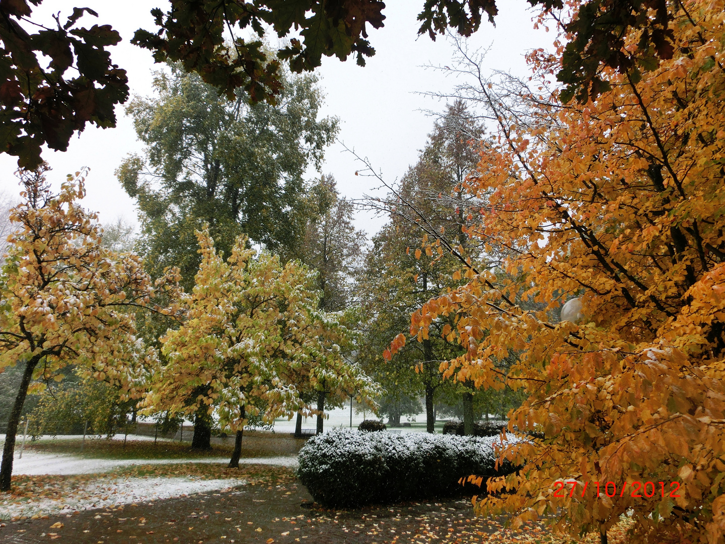 Schnee im Oktober