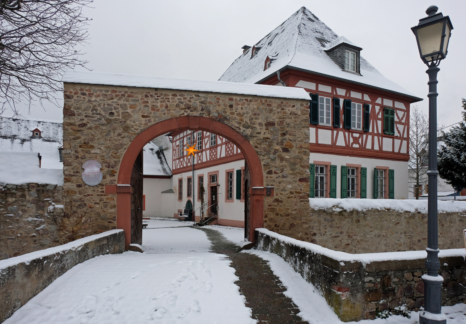 Schnee im Städtchen