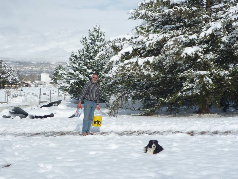 Schnee im Tafi