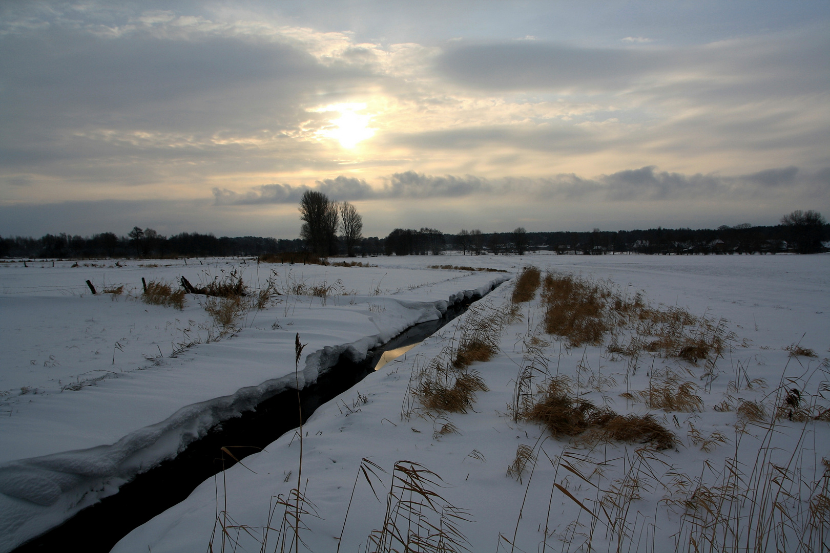 Schnee im Wendland ......