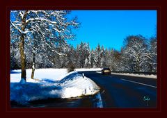 Schnee in Albstadt Ebingen