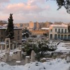 Schnee in Athen