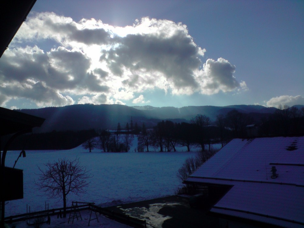 Schnee in Bayern