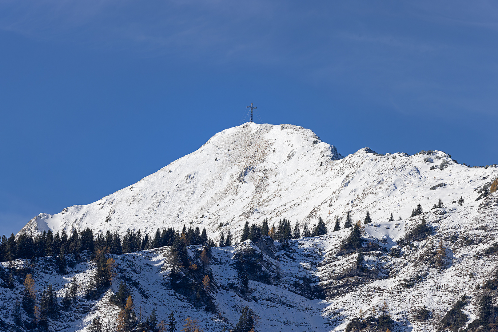 Schnee in den Bergen