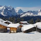 Schnee in den Bergen