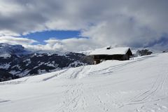 Schnee in den Bergen