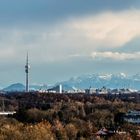 Schnee in den Bergen