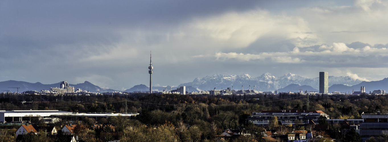 Schnee in den Bergen