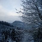 Schnee in den Bergen