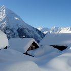 Schnee in den Bergen