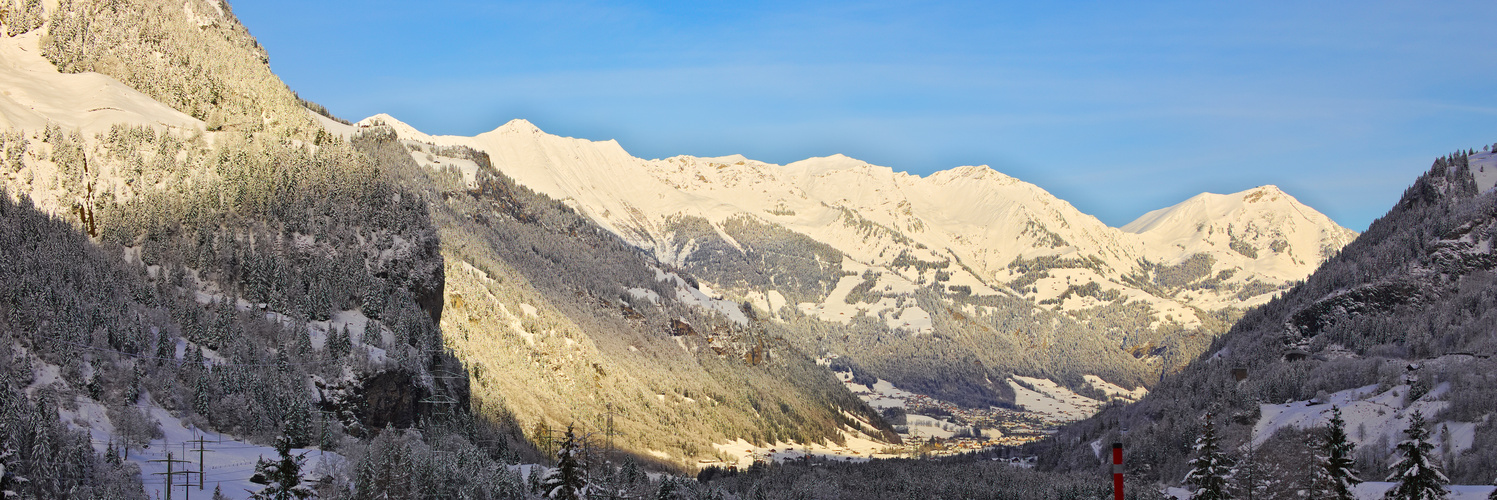 Schnee in den Bergen