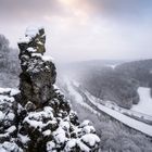 Schnee in der fränkischen Schweiz